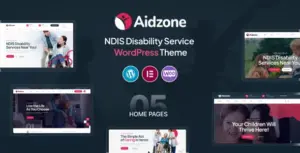 Aidzone – NDIS Disability Service WordPress Theme