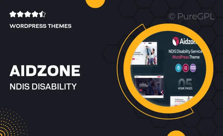 aidzone ndis disability service wordpress theme