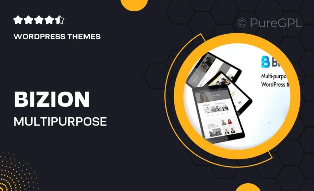 Bizion – Multipurpose WordPress Theme