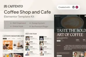 Caffento – Coffee Shop and Cafe Elementor Template Kit
