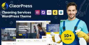 ClearPress – Cleaning Services WordPress Theme