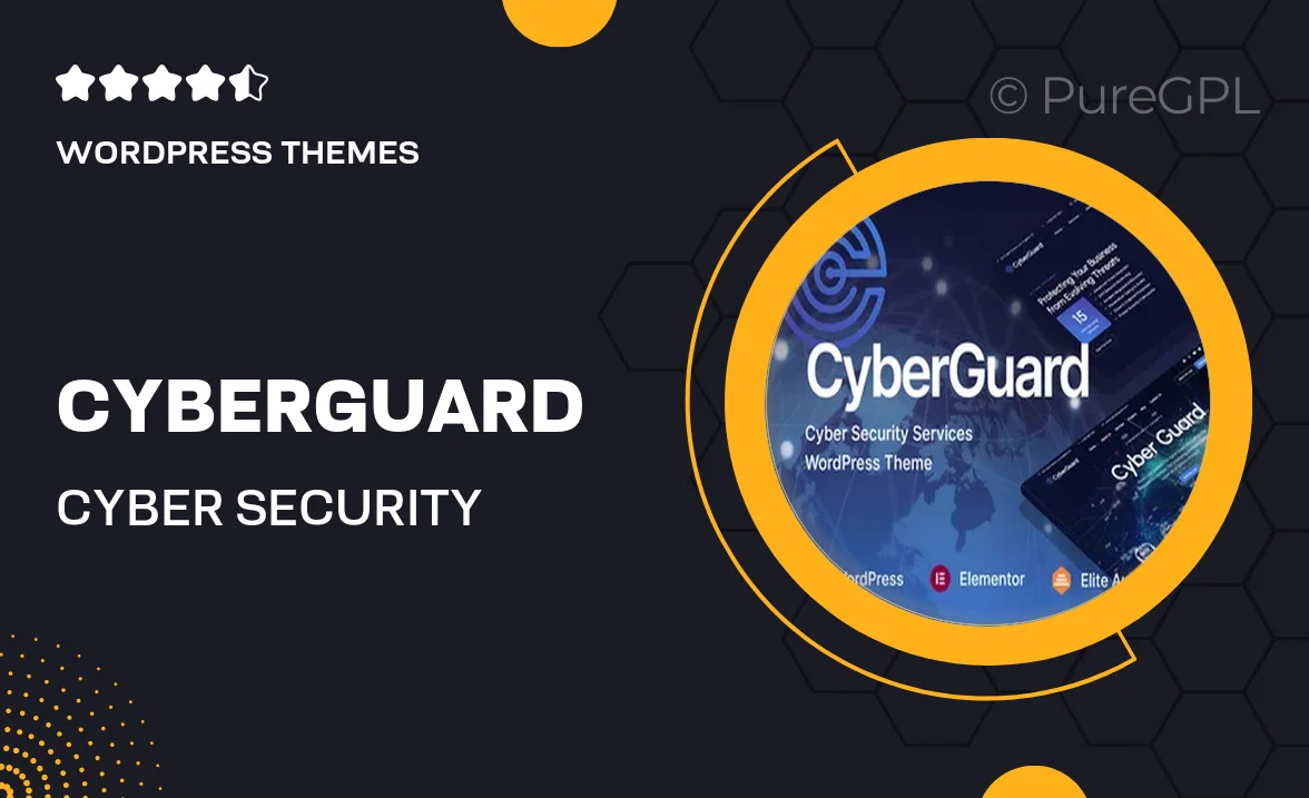 CyberGuard – Cyber Security Services WordPress Theme
