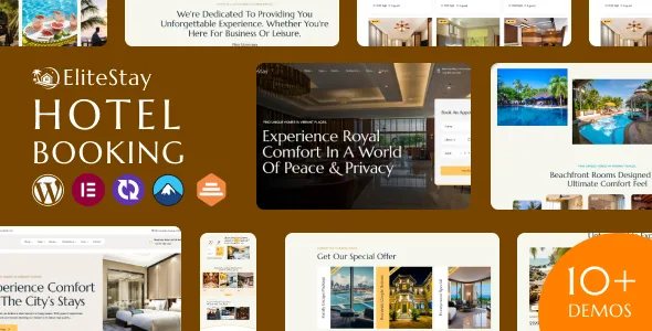elitestay hotel booking wordpress theme 1