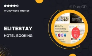 EliteStay – Hotel Booking WordPress Theme