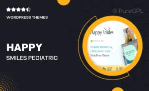 Happy Smiles – Pediatric Dental Clinic & Dentist WordPress Theme
