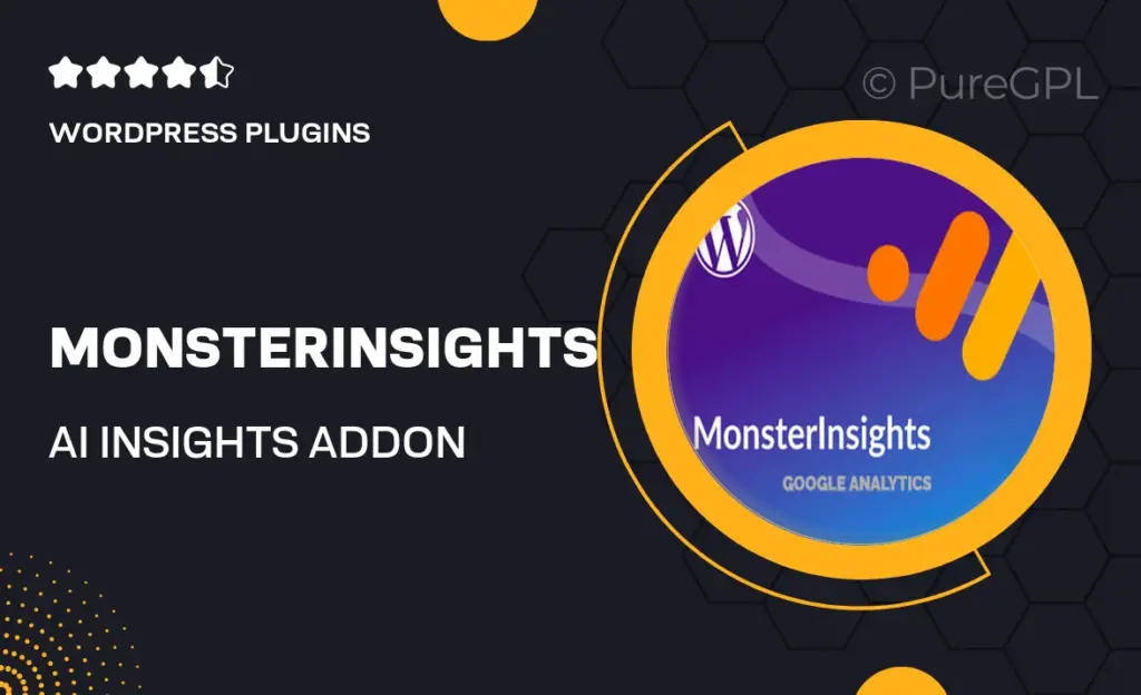 Monsterinsights | AI Insights Addon
