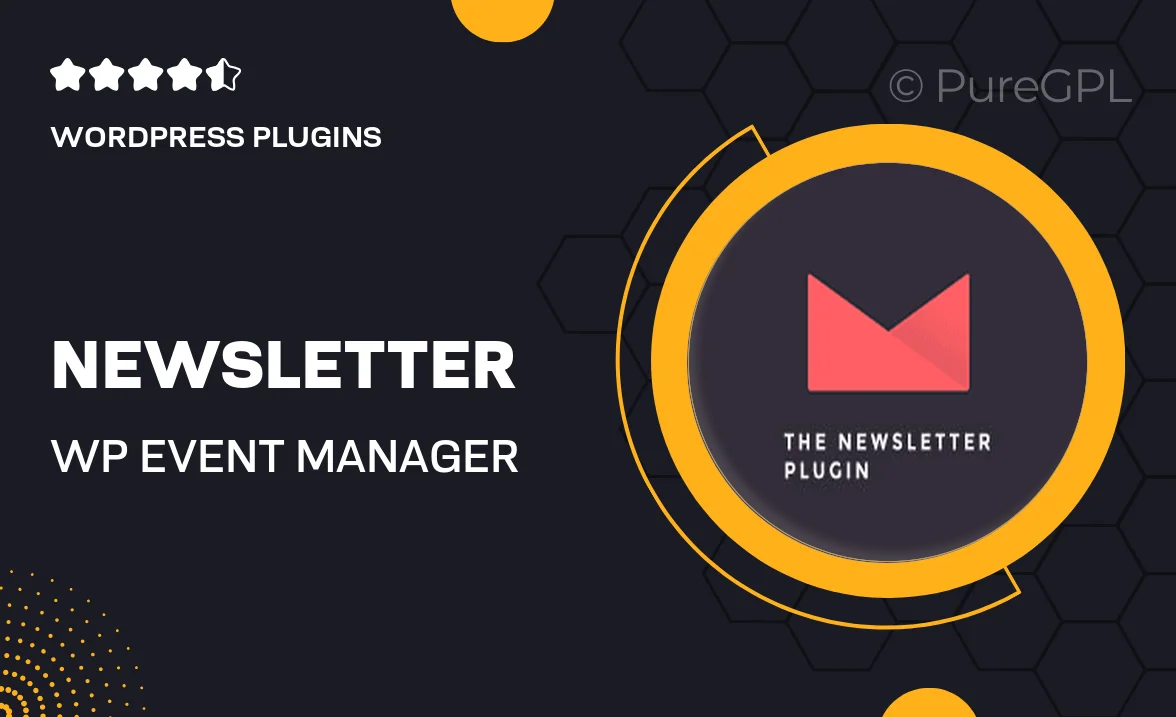 Newsletter | WP Event Manager Integration