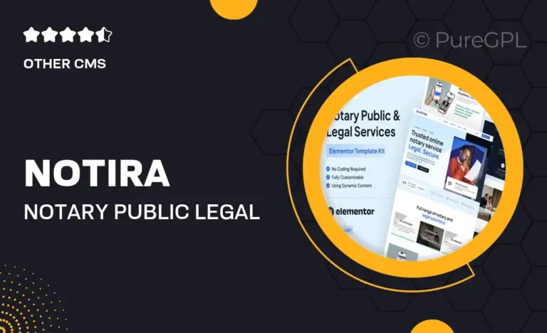 notira notary public legal services elementor pro template kit