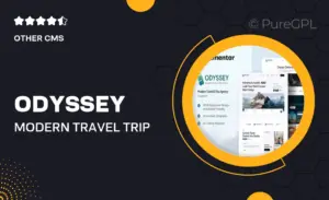 Odyssey – Modern Travel & Trip Agency Elementor Template Kit