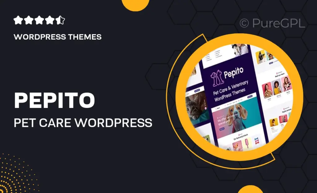 Pepito – Pet Care WordPress Theme
