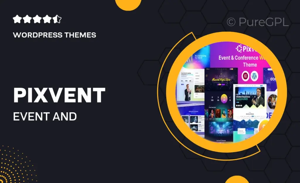 Pixvent – Event and Conference WordPress Theme