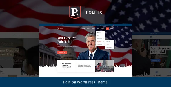 politix political campaign wordpress theme 1