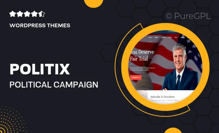 politix political campaign wordpress theme