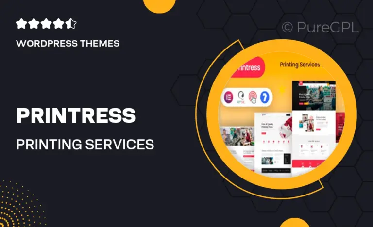 printress printing services company wordpress