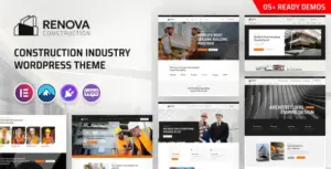 Renova – Construction Industry WordPress Theme