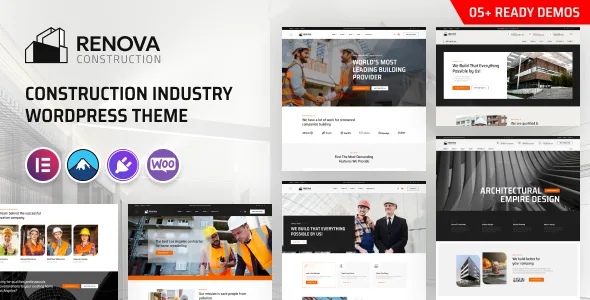 renova construction industry wordpress theme 1