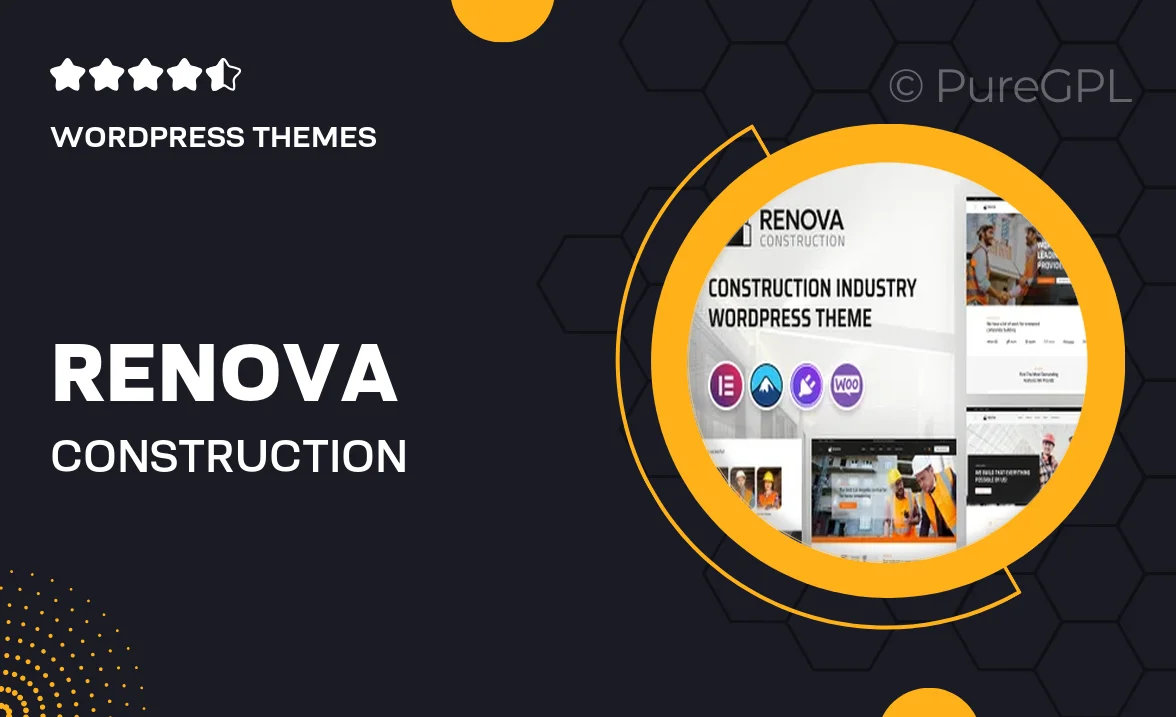 Renova – Construction Industry WordPress Theme