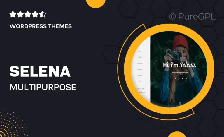 selena multipurpose wordpress theme