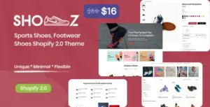 Shooz – Sports Shoes, Footwear Shoes Shopify 2.0 Theme