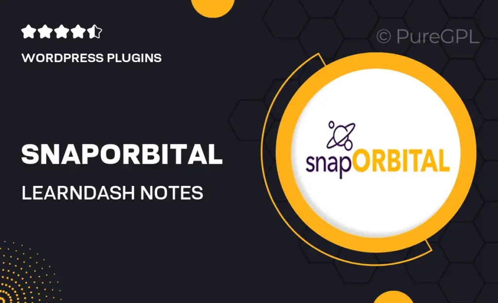 SnapOrbital | LearnDash Notes