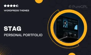 STAG – Personal Portfolio WordPress Theme