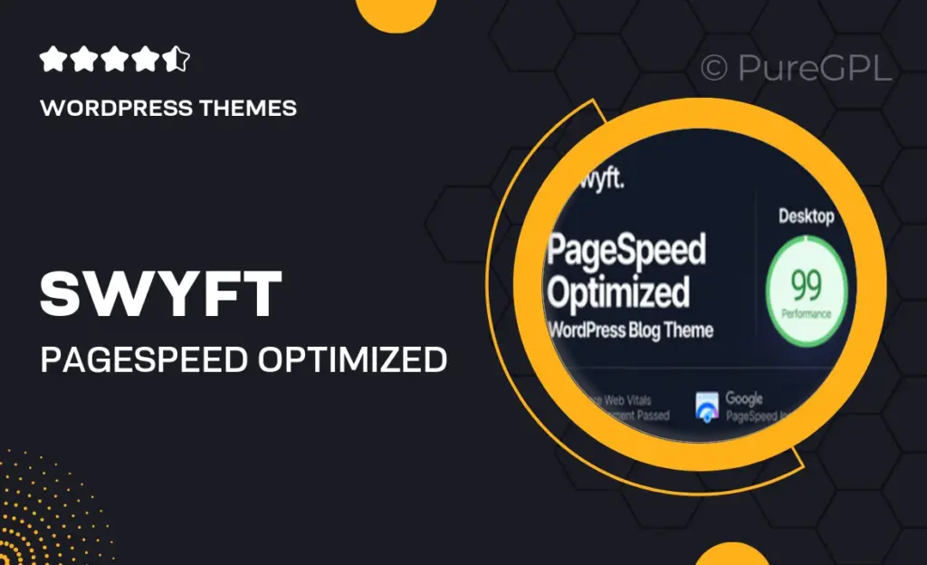 Swyft – PageSpeed Optimized WordPress Blog Theme
