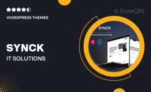 Synck IT Solutions WordPress Theme