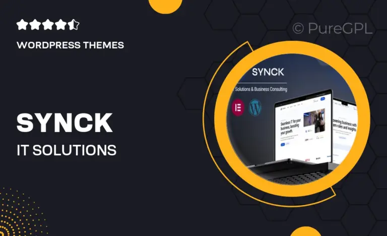 synck it solutions wordpress theme