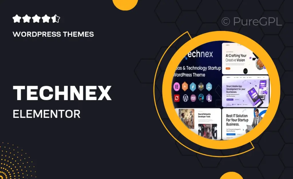 Technex – Elementor Technology & Software WordPress Theme