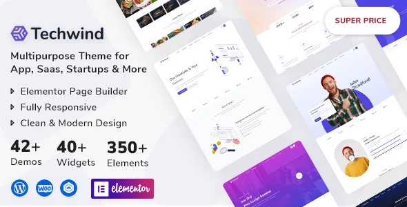 techwind multipurpose landing page wordpress theme 1