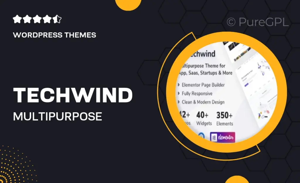 Techwind – Multipurpose Landing Page WordPress Theme
