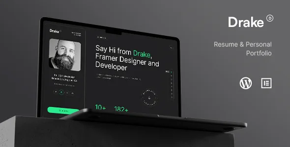 themeforest drake portfolio theme 1