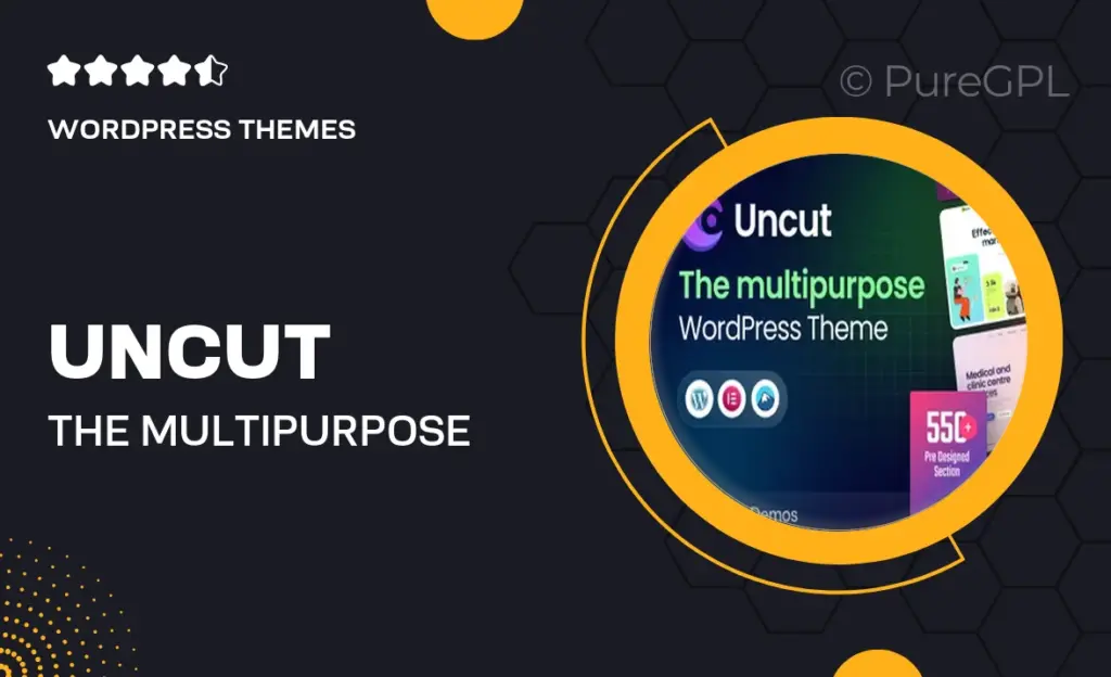 Uncut – The Multipurpose WordPress Theme
