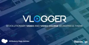 Vlogger – Professional Video and Tutorials WordPress Theme