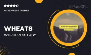 Wheats – WordPress easy blogging theme