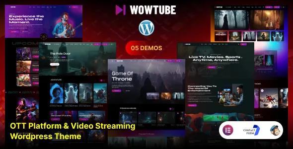 wowtube ott platform video streaming wordpress theme 1