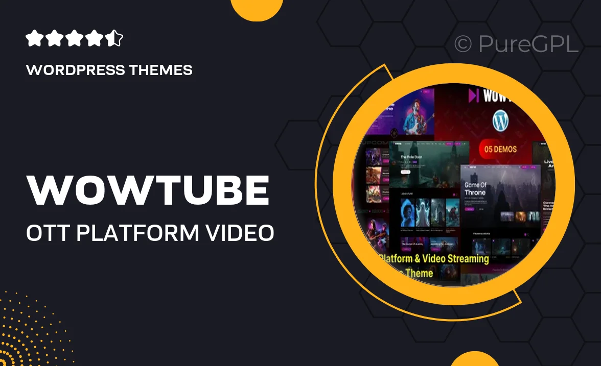WowTube – OTT Platform & Video Streaming WordPress Theme