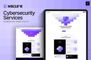 Xecure – Cybersecurity Services Elementor Template Kit