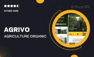 Agrivo – Agriculture & Organic Farming technology Template Kit