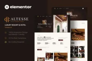 Altesse – Luxury Resort & Hotel Elementor Template Kit