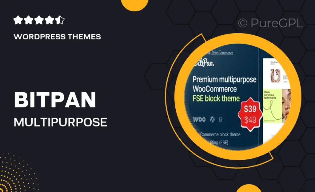 Bitpan – Multipurpose WooCommerce FSE Block Theme