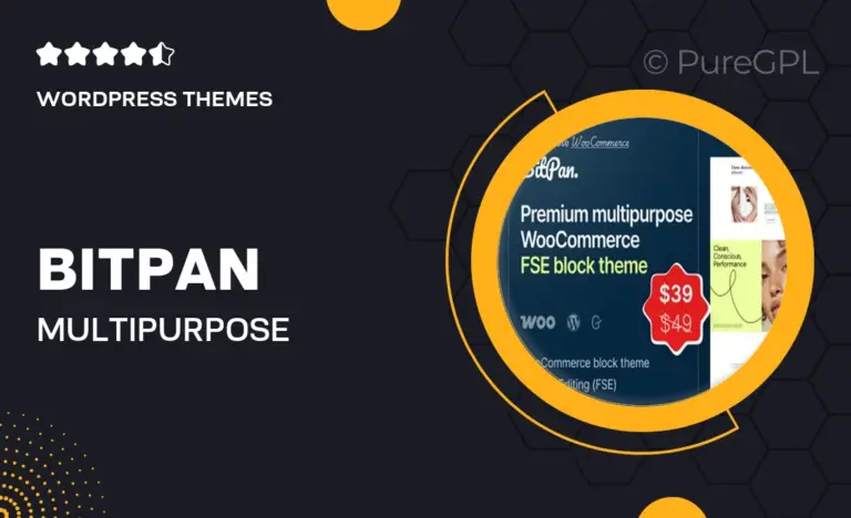 bitpan multipurpose woocommerce fse block theme