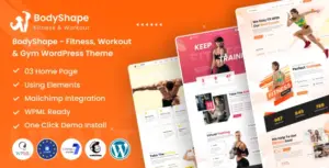 BodyShape – Fitness, Workout & Gym WordPress Theme
