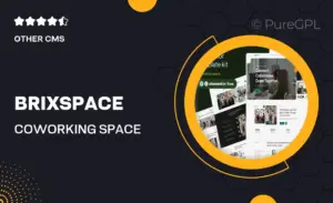 Brixspace – Coworking Space Elementor Template Kit