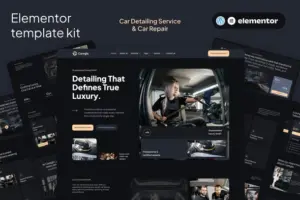 Careglo – Car Detailing Service & Car Repair Elementor Template Kit