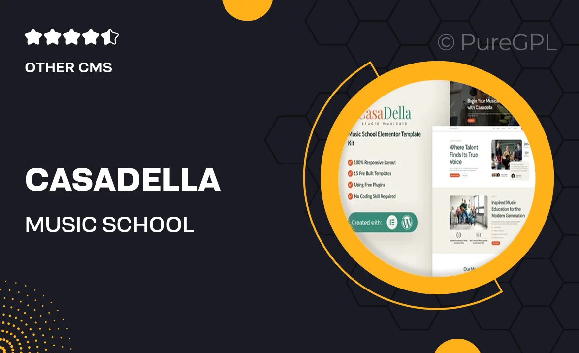 CasaDella – Music School Elementor Template Kit