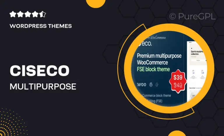 ciseco multipurpose woocommerce fse block theme