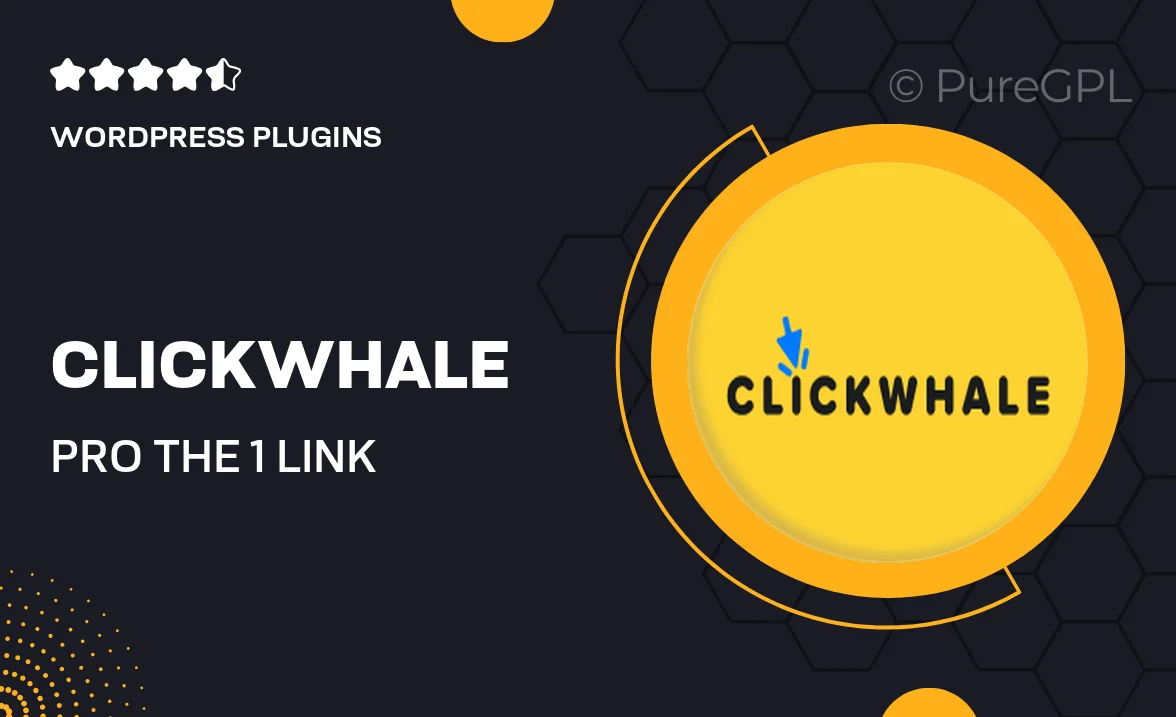 ClickWhale (Pro) – The #1 Link Shortener & Click Tracker for WordPress