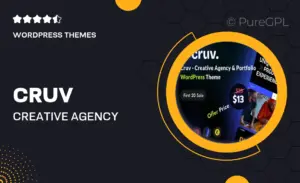 Cruv – Creative Agency & Portfolio WordPress Theme