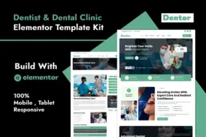Dentor – Dentist & Dental Care Elementor Template Kit